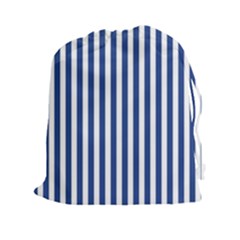 Blue Stripes Drawstring Pouches (xxl)