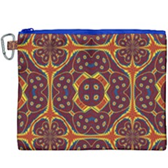 Geometric Pattern Canvas Cosmetic Bag (xxxl) by linceazul