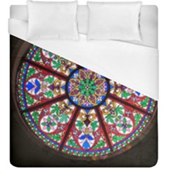 Church Window Window Rosette Duvet Cover (king Size)