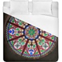 Church Window Window Rosette Duvet Cover (King Size) View1