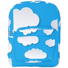 Clouds Sky Background Comic Full Print Backpack
