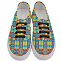 Pop Art Abstract Design Pattern Women s Classic Low Top Sneakers View1