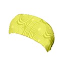 Yellow Oval Ellipse Egg Elliptical Yoga Headband View1