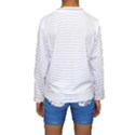Pattern Background Monochrome Kids  Long Sleeve Swimwear View2
