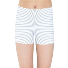 Pattern Background Monochrome Kids Sports Shorts