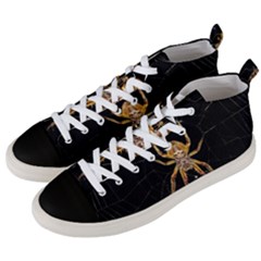 Nsect Macro Spider Colombia Men s Mid-top Canvas Sneakers