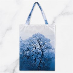 Nature Inspiration Trees Blue Classic Tote Bag
