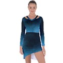 Ombre Asymmetric Cut-Out Shift Dress View1