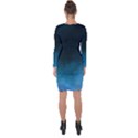 Ombre Asymmetric Cut-Out Shift Dress View2