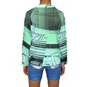 Futuristic Urban Architecture Kids  Long Sleeve Swimwear View2