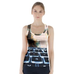 Ransomware Cyber Crime Security Racer Back Sports Top