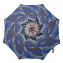 Harvard Mayfair Hokusai Chalk Wave Fuji Hook Handle Umbrellas (Large) View1