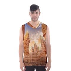 Canyon Desert Landscape Scenic Men s Basketball Tank Top