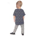 Beige Blue Cream Eggs On Grey Blue Kids Raglan Tee View2
