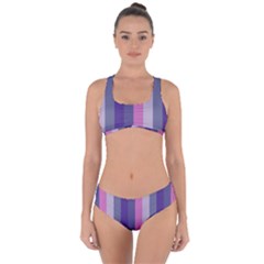 Concert Purples Criss Cross Bikini Set
