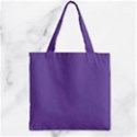 Purple Star Zipper Grocery Tote Bag View1