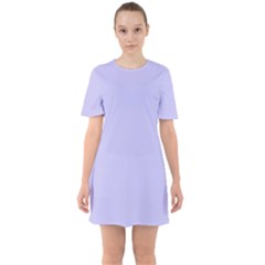 Violet Sweater Sixties Short Sleeve Mini Dress by snowwhitegirl