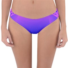Abstract Bright Color Reversible Hipster Bikini Bottoms