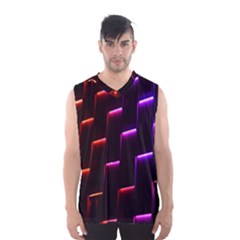 Mode Background Abstract Texture Men s Basketball Tank Top