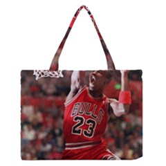 Michael Jordan Zipper Medium Tote Bag by LABAS