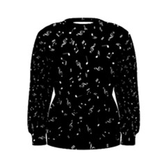 Music Tones Black Women s Sweatshirt by jumpercat