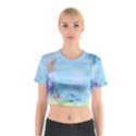 Background Art Abstract Watercolor Cotton Crop Top View1