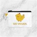 Go Vegan - Cute Chick  Canvas Cosmetic Bag (Small) View1