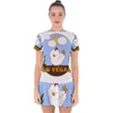 Go Vegan - Cute Chick  Drop Hem Mini Chiffon Dress View1