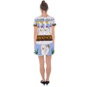 Go Vegan - Cute Chick  Drop Hem Mini Chiffon Dress View2