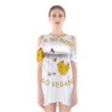 Go Vegan - Cute Chick  Shoulder Cutout One Piece View1