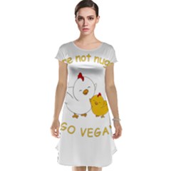 Go Vegan - Cute Chick  Cap Sleeve Nightdress