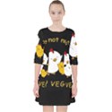Go Vegan - Cute Chick  Pocket Dress View1