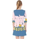 Go Vegan - Cute Pig and Chicken Pocket Dress View2