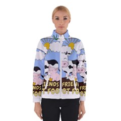 Friends Not Food - Cute Cow, Pig And Chicken Winterwear