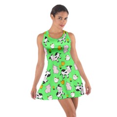 The Farm Pattern Cotton Racerback Dress