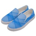 Background Light Glow Blue Men s Canvas Slip Ons View2
