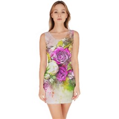 Flowers Bouquet Art Nature Bodycon Dress
