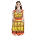 Fish Egg Split Back Mini Dress  View1
