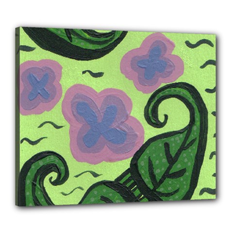 Leaves Canvas 24  X 20 