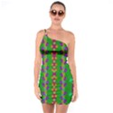Roses Climbing To The Sun With Grace And Honor One Soulder Bodycon Dress View1