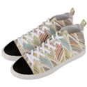 Decorative  seamless pattern Men s Mid-Top Canvas Sneakers View2