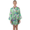 Cute Unicorn Pattern Long Sleeve Kimono Robe View1