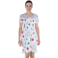 Easter Bunny  Short Sleeve Nightdress