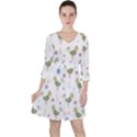 Easter Pattern Ruffle Dress View1