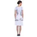 Easter eggs Short Sleeve Front Wrap Dress View2