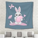 Easter bunny  Square Tapestry (Large) View2