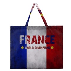 Football World Cup Zipper Large Tote Bag by Valentinaart