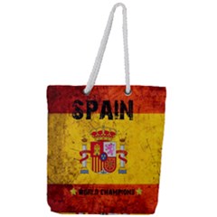 Football World Cup Full Print Rope Handle Tote (large) by Valentinaart