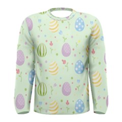 Easter Pattern Men s Long Sleeve Tee