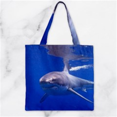 Great White Shark 4 Zipper Grocery Tote Bag
